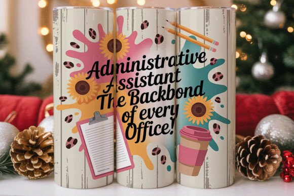 Administrative Assistant Tumbler Graphics for Tumbler Wraps