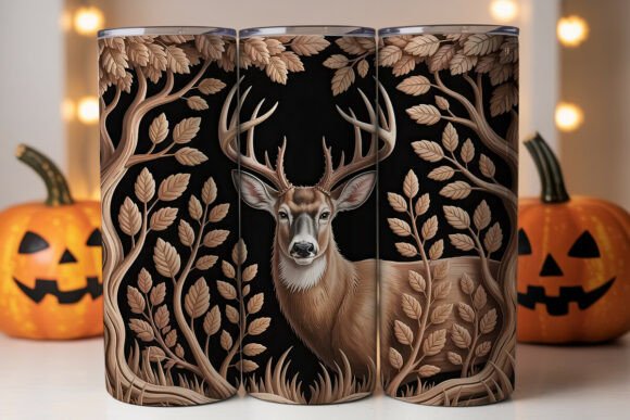 Carved Buck 20oz Tumbler Wrap Graphics Review
