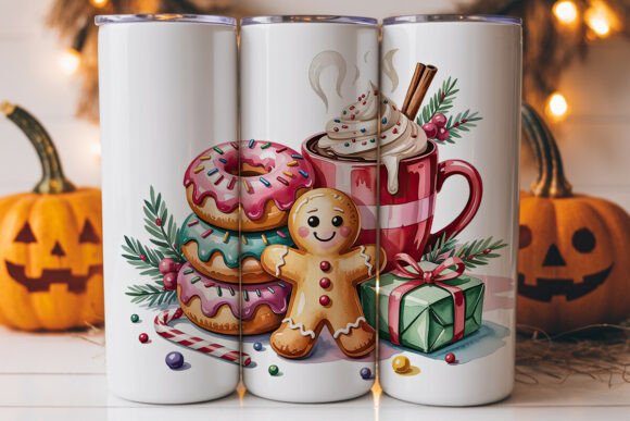 Christmas Sweets Treats Tumbler Graphics Wrap Review