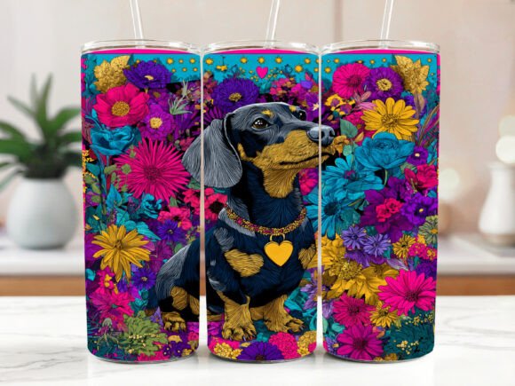 Dachshund Dogs Tumbler Wrap: A Design Review