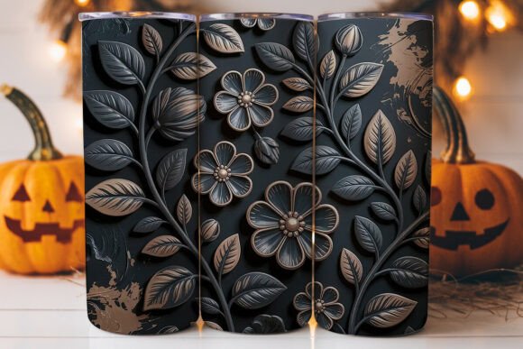 Embossed Metal Floral Tumbler Wrap Graphics Review
