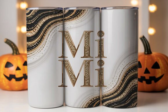 Gold Glitter Mimi Tumbler Wrap: Graphics Review