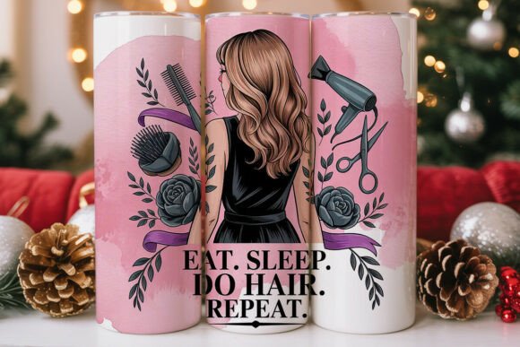 Hairdresser Life 20oz Tumbler Wrap: Graphics for Tumbler Wraps