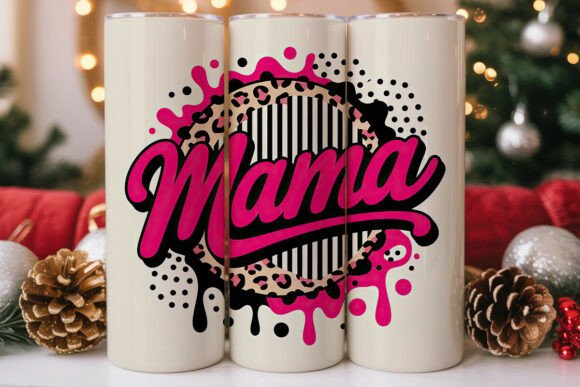 Mama Leopard Tumbler Wrap PNG: A Designer's Review of This Graphic Asset