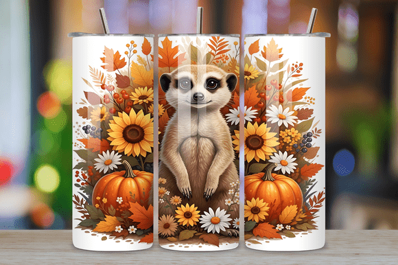 Meerkat Autumn Fall 20oz Tumbler Wrap: Graphics & Tumbler Wraps Review