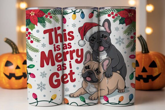 Merry Frenchies Christmas Tumbler Wrap – Graphics & Tumbler Wraps Review