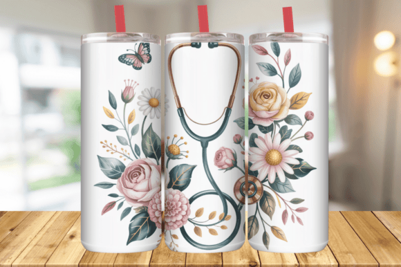 Nurse Life Doodle Tumbler Wrap Graphics Review