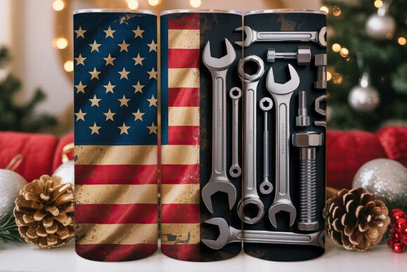 Patriotic Tools 20oz Tumbler Wrap Graphics Review
