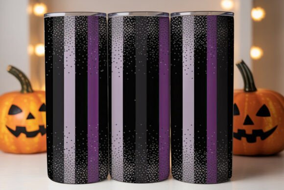 Purple Glitter Stripes 20oz Tumbler Wrap Review