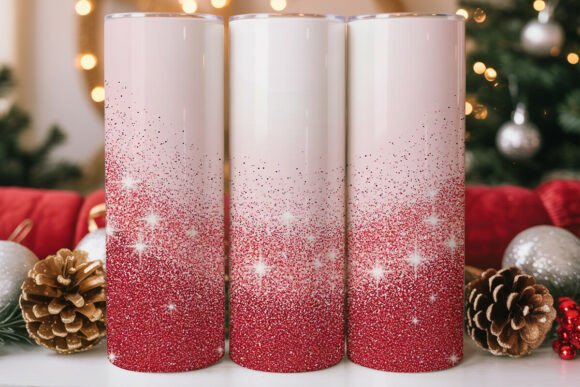 Red Glitter Gradient 20oz Tumbler Wrap Review