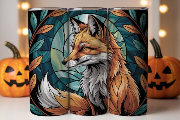 Stained Glass Fox Tumbler Wrap Graphics Review