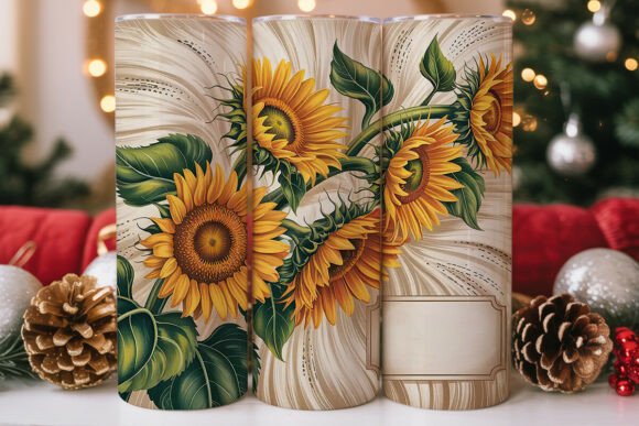 Sunflower Fur Tumbler Wrap Design Review