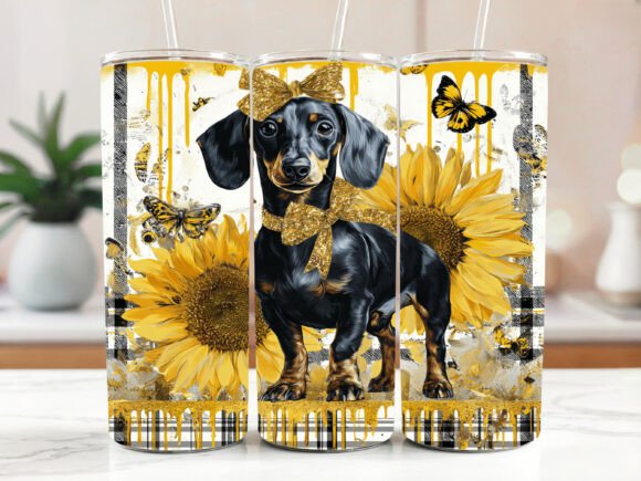 Tooled Dachshund 20oz Sublimation: A Designer’s Review of Graphics & Tumbler Wraps