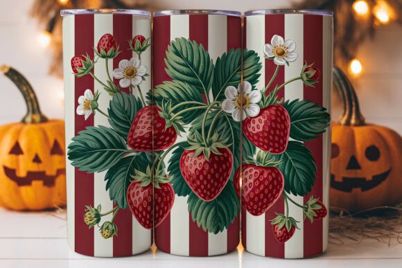 Vintage Strawberry 20oz Tumbler Wrap Review